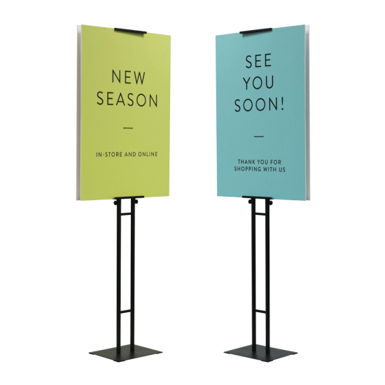Adjustable Double Sided Poster Display Stand