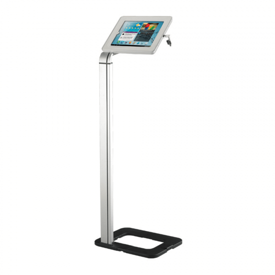 White Tablet Floor Stand