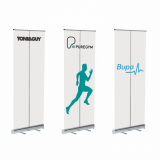 Branded Transparent Protective Screen Roller Banner (80cm W x 2m H)