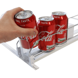 Spring Loaded Shelf Pusher System, perfect for cans and bottles