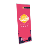 Quick Banner Stand Single Sided with optional printed banner