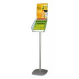 Free standing A4 Catalogue Holder Dispenser With Header