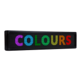 Multicolour LED scrolling sign (3 sizes of led window sign available)