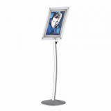 LED display frame suitable for portrait or landscape posters