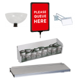 In-Queue Merchandising System Add-Ons