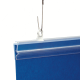 Poster Grippers x 10 (wire hooks and suspension clips supplied separately)