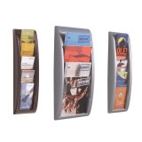 Premium Tiered Leaflet Holder Wall Mounted