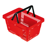 Red Shopping Baskets UK