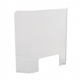 Counter Standing Wraparound Sneeze Guard (820mm W x 710mm H)