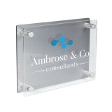 Acrylic Business Plaque Branded