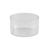 Clear empty POS Tub, which is available in three sizes