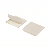 Adhesive pads come in packs of 4 for secure mounting