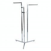 Three Arm Clothes Rail Display Stand with straight arms