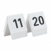 Table numbers 11 - 20
