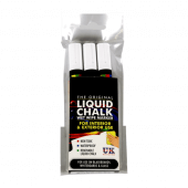 Chalkboard Bundle includes a pack of 3 White Liquid Chalk Pens