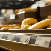 Data Strips displaying bakery prices