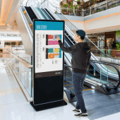 Touchscreen Digital Display Totem ideal for retail and hospitality