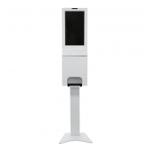 Digital hand sanitizer kiosk with various options available