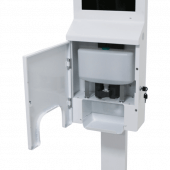 Refillable digital hand sanitiser dispenser with optional branding