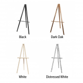 Wooden easel available in 4 colours