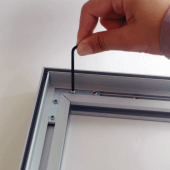 Tension fabric frames supplied with Allen key