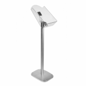 A4 brochure holder stand with weighted base