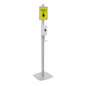 Automatic Freestanding Hand Sanitiser Dispenser with A4 poster