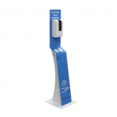 Blue Touch Free Hand Sanitizer Dispenser from UK POS