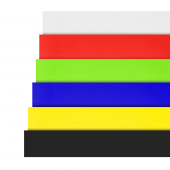 Data Strip Coloured Infill Roll strips