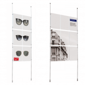 A4 Portrait Window Display Cable Systems