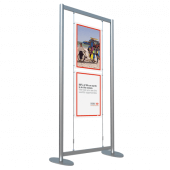 Window Display Free Standing Poster Kit 2 A2 Posters for multi poster display