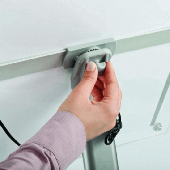 Floor Standing LED Poster Holder with adjustable orientation