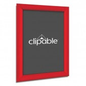 Red Snap Poster Frames with 25mm profiles