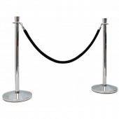 Pole And Rope Barrier System for queue management