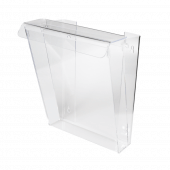 Acrylic Outdoor Leaflet Holder front angled