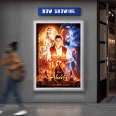 Outdoor LED Illuminated Poster Frame - ideal for use in theatres