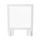 Screen made from sturdy and lightweight Foamex and clear PVC