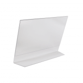 Poster holder, single sided with tilted view