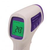infrared thermometer can record surface temperatures of 0˚C to 60˚C