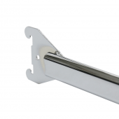 The twin slot hanging rail slots directly into your uprights
