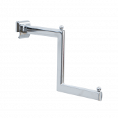 Stepped Twin Slot Arm rail for clothes