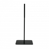Table display stand has a thin profile