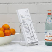 Wire Menu Holder for standing on counters and tables