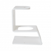 White hand sanitizer holder suitable for wall and counter fixing