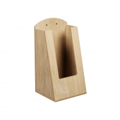 Pocket Wooden Menu Holder 1/3 A4