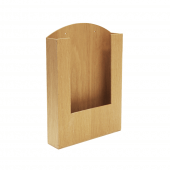 Wooden counter standing or wall mounted menu holder