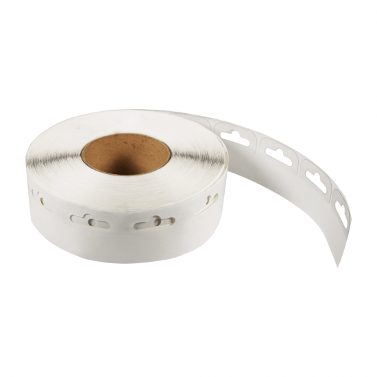 Round Hole Hang Tab with Adhesive 1,000 Pack 