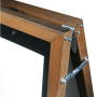 Wooden A Board Poster Holder with strong lockable hinges