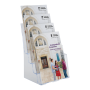 A4 four tiered leaflet holder