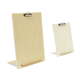 Wooden clipboard sign holder - 2 sizes and colours with bulldog clip